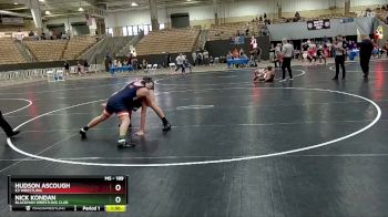 189 lbs 3rd Place Match - Nick Kondan, Blackman Wrestling Club vs Hudson Ascough, E3 Wrestling