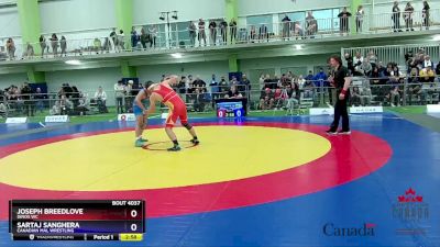 80kg Champ. Round 2 - Joseph Breedlove, Dinos WC vs Sartaj Sanghera, Canadian Mal Wrestling