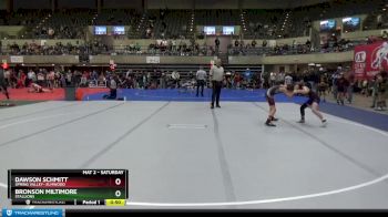 85 lbs Cons. Round 3 - Dawson Schmitt, Spring Valley- Elmwood vs Bronson Miltimore, Stallions