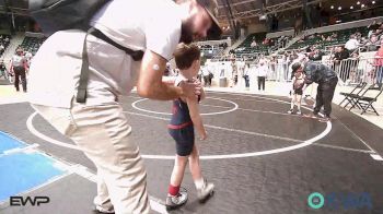 43 lbs Round Of 16 - Sutton Patrick, Fort Gibson Youth Wrestling vs Rhett Hopper, Piedmont