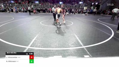 96.3-102.4 lbs Round Of 16 - Jaycee Wiscombe, Trailhands vs Alayla Atkinson, Florida National Team