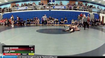 117 lbs Round 1 (4 Team) - Chase Waninger, Mater Dei vs Peter Janda, Hobart