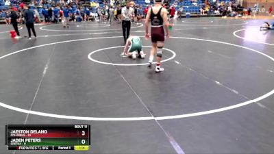 165 lbs Round 2 - Jaeston Delano, Columbus vs Jaden Peters, Gretna