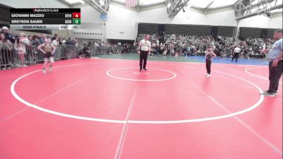 67-J lbs Consi Of 8 #1 - Shaun Uderman, Del Val Rams vs Jamie O'Brien, Byaa