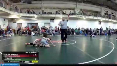 67 lbs Champ. Round 1 - Kylen Wimpee, Club Madison Wrestling vs Ty Reed, Midwest Xtreme Wrestling