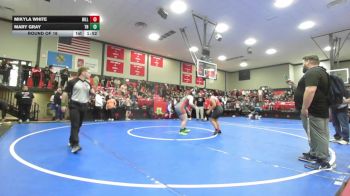 235 lbs Round Of 16 - Mikyla White, Hilldale vs Mary Gray, Tulsa Hale