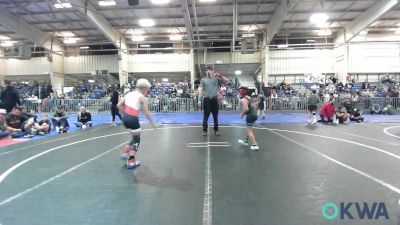 64 lbs Quarterfinal - Ashton Edie, Mustang Bronco Wrestling Club vs Tayshaun Walsh, CacheWrestlingClub