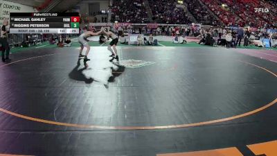 3A 106 lbs Cons. Round 2 - Riggins Peterson, Declo vs Michael Gahley, Parma