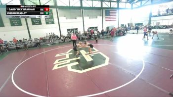 126-140 lbs Champ. Round 1 - David `Max` Branham, RWC vs Jordan Bradley, Woodstock
