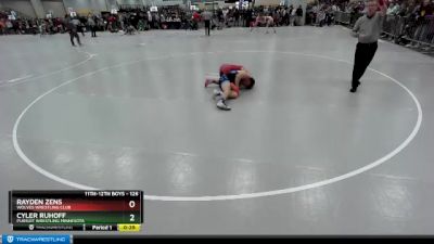 126 lbs Cons. Round 6 - Cyler Ruhoff, Pursuit Wrestling Minnesota vs Rayden Zens, Wolves Wrestling Club