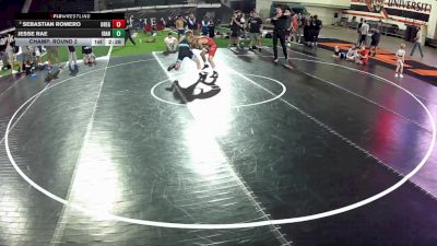 120 lbs Champ. Round 2 - Sebastian Romero, Oregon vs Jesse Rae, Idaho