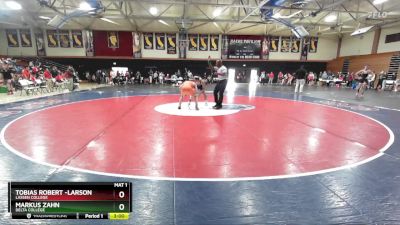 149 lbs Cons. Round 2 - Markus Zahn, Delta College vs Tobias Robert -larson, Lassen College