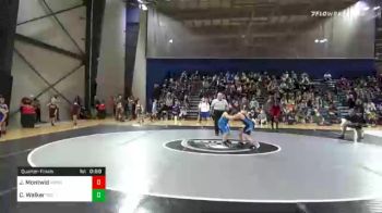 100 lbs Quarterfinal - Jackson Montwid, The Grind Wrestling Club vs Campbell Walker, 706wrestling