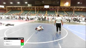 98 lbs 3rd Place - Deacon Madrid, Capital City Jr Wrestling vs Lucas Alfero, New Mexico Royalty