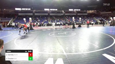 138 lbs Round Of 16 - Josiah Carney, Milford [MA] vs Jacob Coulon, Bow