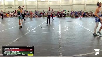 120 lbs Round 2 - Lincoln Hinchman, Contenders Wrestling Academy vs Logan D`Agostino, Revolution