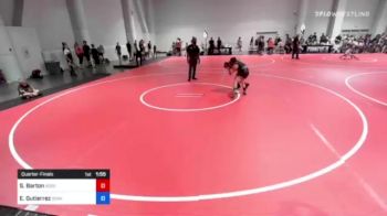 89 kg Quarterfinal - Samuel Barton, Roseburg Mat Club vs Ernesto Gutierrez, Dominate WC