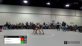 126 lbs Finals (2 Team) - Dimitri Alarcon, Black Mambas vs Jake Crapps, Roundtree