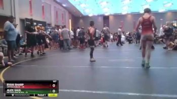 107 lbs Round 3 (4 Team) - Ryan Sharp, Untouchables vs Alex Saul, MO Outlaws Black