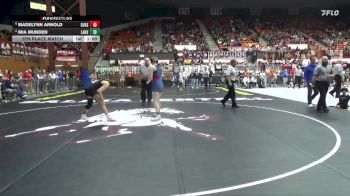 140 lbs 5th Place Match - Madelynn Arnold, Eudora Hs vs Mia Munden, Larned HS