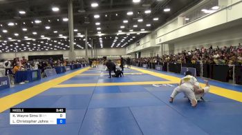 Kenneth Wayne Sims III vs Luke Christopher Johnson 2024 IBJJF Jiu-Jitsu CON International