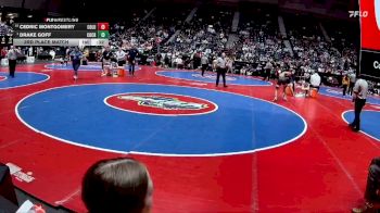 126-2A 3rd Place Match - Drake Goff, Coahulla Creek vs Cedric Montgomery, Columbus