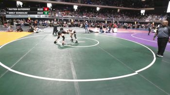 5A 120 lbs Champ. Round 1 - Emily Gonzalez, Uvalde vs Payten Gutierrez, Melissa