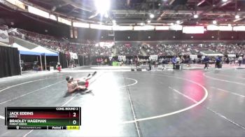 138 lbs Cons. Round 2 - Jack Eddins, Grace vs Bradley Hageman, Forest Grove