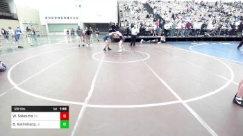 128-I lbs Round Of 32 - William Sakoutis, Triumph Trained vs Brendon Katimbang, Long Beach