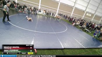 59 lbs Cons. Semi - Drew Lounsbury, Sanderson Wrestling Academy vs Brantley Druffel, Lionheart WC