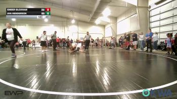 83 lbs Quarterfinal - Ember Bloxham, Salina Wrestling Club vs Ava Henderson, HURRICANE WRESTLING ACADEMY
