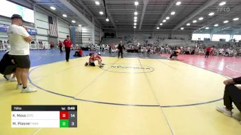 75 lbs Round Of 16 - Kruz Moss, Team Gotcha vs Marco Plasner, The Hunt Wrestling Club Black