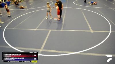 84 lbs Round 1 - Rifften Jacobson, Minnesota vs Luke Bartholomaus, Red Rock Central