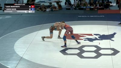 132 lbs Semis - Alex Marchetti, Pennsylvania vs Lewis Davis, Arkansas