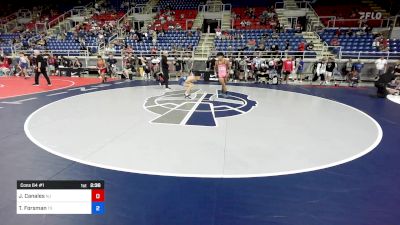 144 lbs Cons 64 #1 - Josiah Canales, NJ vs Tristan Forsman, TX