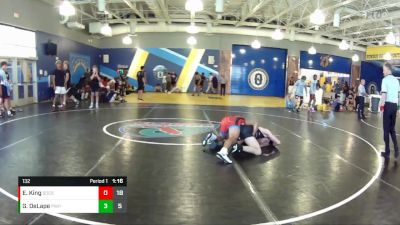 132 lbs Round 5 (8 Team) - Ethan King, Socs vs Giovani DeLape, Pasco Wolfpack