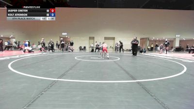 63 lbs 5th Place Match - Jasper Creten, KS vs Kolt Atkinson, OK