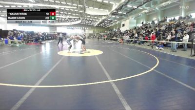 141 lbs Champ. Round 2 - Major Lewis, Lycoming vs Kaden Ware, Pennsylvania College Of Technology