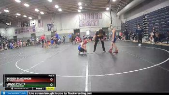 95/100/8u103 Round 1 - Jayden Blackmon, Jet Wrestling Club vs Logan Pruitt, Jet Wrestling Club