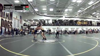 285 lbs Semifinal - Davin George, Trine vs Tanner Craft, Adrian