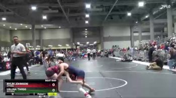 92 lbs Cons. Semi - Rylin Johnson, Ottawa vs Lillian Twigg, Bulldog