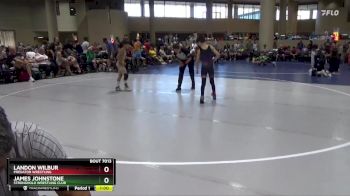 75 lbs Champ. Round 1 - James Johnstone, Stronghold Wrestling Club vs Landon Wilbur, Predator Wrestling