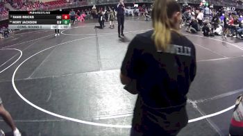 64-70 lbs Cons. Round 2 - Tanis Reicks, Cozad Wrestling Club vs Nory Jackson, O`Neill Leprechaun Wrestling