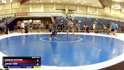 132 lbs Cons. Round 4 - Charles Wittmer, IL vs Ahmad Cobb, IL