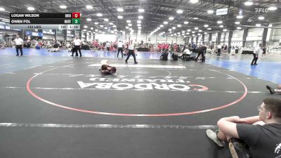 132 lbs Rr Rnd 1 - Logan Wilson, Ohio Titan Gold - HSB vs Owen Fol, North Hunterdon - HSB