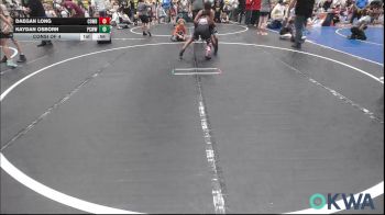 83 lbs Consi Of 4 - Daegan Long, Cowboy Wrestling Club vs Kaydan Osborn, Ponca City Wildcat Wrestling