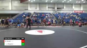 109 lbs Cons. Round 6 - Jett Mcguire, Greenfield Central vs Brady Harper, Midwest Extreme Wrestling