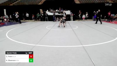 91 lbs Quarterfinal - Colin Fann, Allatoona Youth Wrestling Club vs Kane Shannon, Icon Wrestling Club