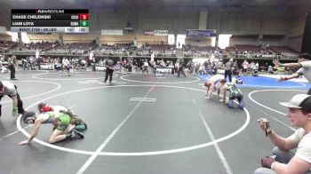66 lbs 5th Place - Chase Chelewski, Colorado Outlaws vs Liam Loya, Dumas WC