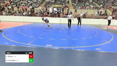 68 lbs Quarterfinal - Elijah Wiley, Pedraza Wrestling vs Beckett Huckeba, South Forsyth WAR Wrestling Club